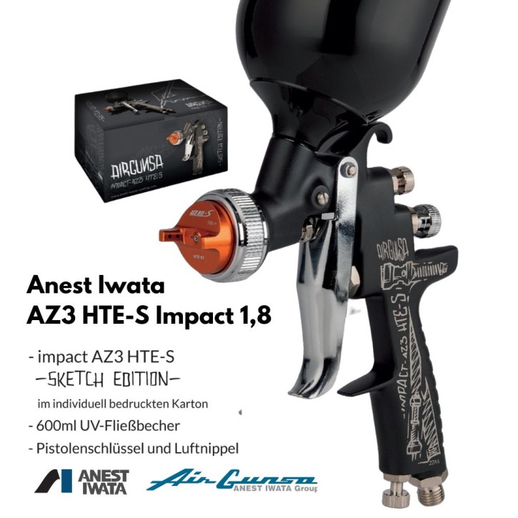 AirGunsa impact AZ3 HTE-S 1,8mm -Sketch Edition- SONDERMODELL