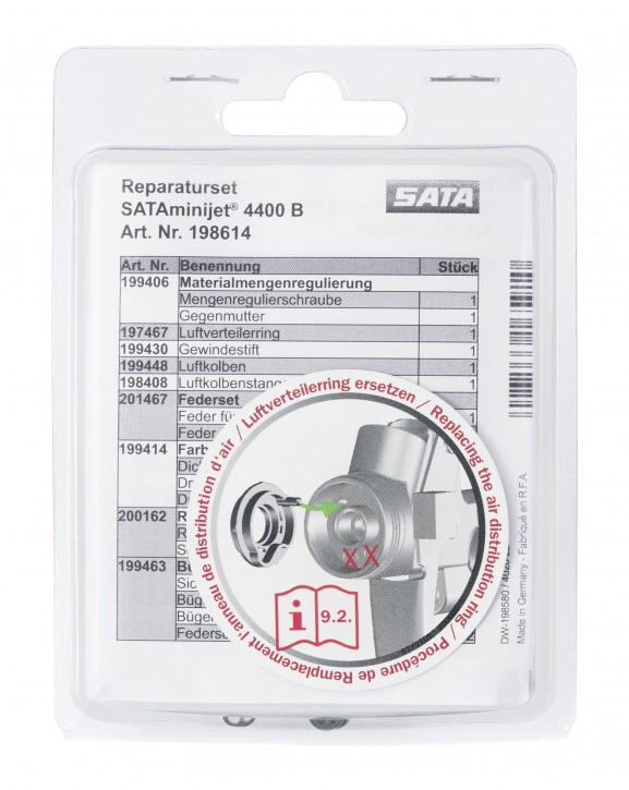 Sata Reparaturset für SATAminijet 4400