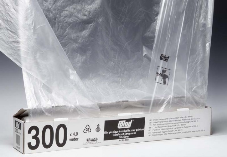 Colad 6365 transparente Abdeckfolie 4m x 300m