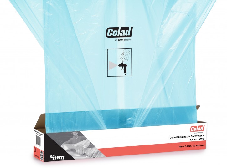 Colad 6375 Dampfdurchlässige Abdeckfolie 4mx150m, 12mµ