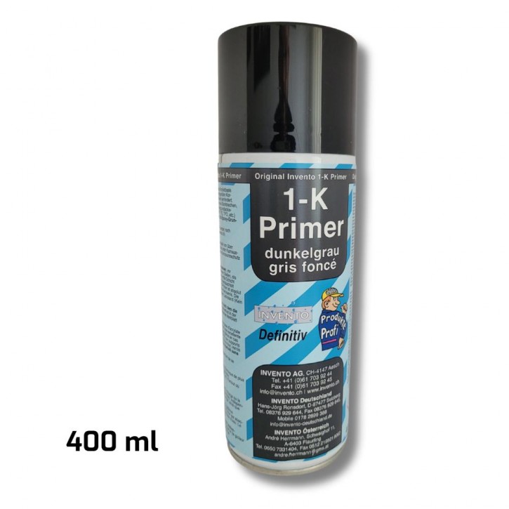 Invento 1k-Primer Spraydose 400ml dunkelgrau