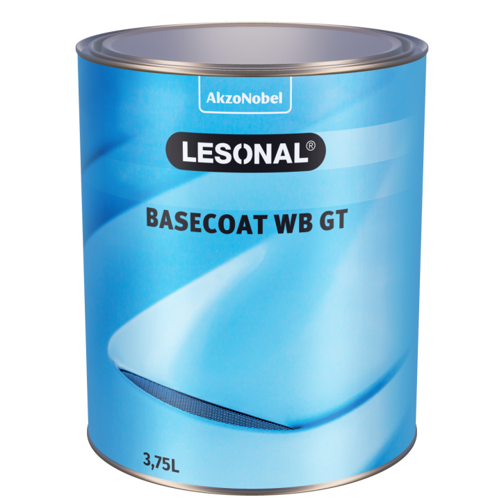 Lesonal Basecoat WB GT MM23 Tiefschwarz 3,75 Liter