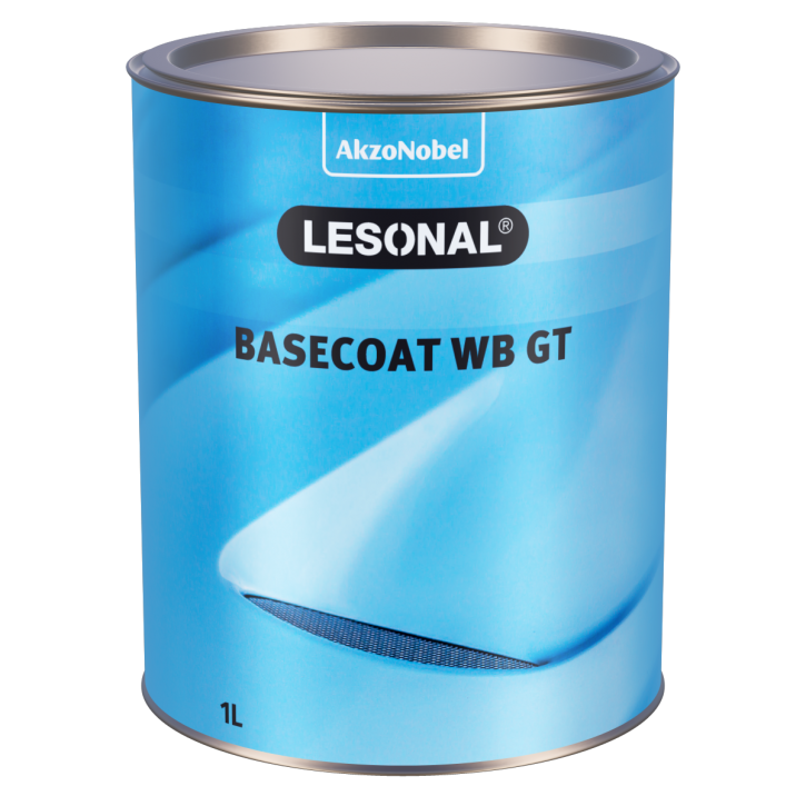 Lesonal Basecoat WB GT MM25 Tiefschwarz 1 Liter