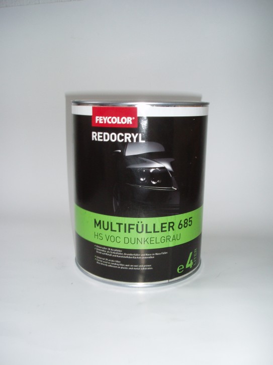 Feycolor Redocryl HS 685 VOC Multifüller dunkelgrau 1Liter