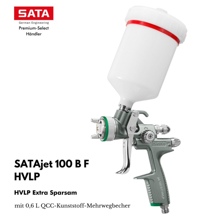 SATAjet 100 BF HVLP mit 0,6l Fließbecher (ohne Drehgelenk)