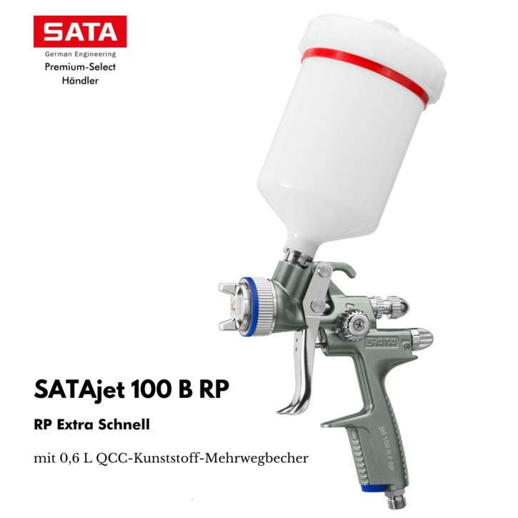 SATAjet 100 BF RP mit 0,6l Fließbecher (ohne Drehgelenk)
