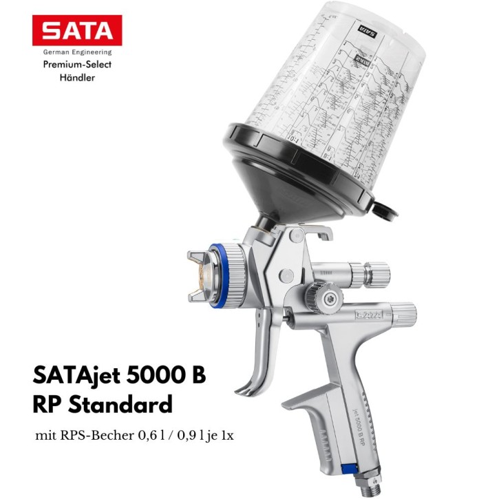 SATAjet 5000 B RP Standard mit Drehgelenk und RPS Einwegbecher