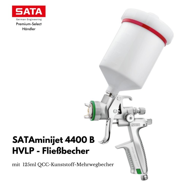 SATAminijet 4400 B HVLP Standard mit 125ccm Fließbecher