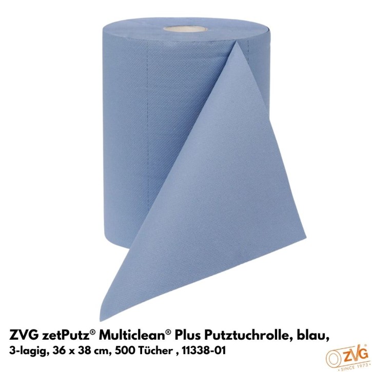 ZVG Multiclean Plus Putzpapier blau