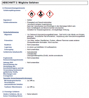 Lesonal Multi Thinner standard 1,0 Liter