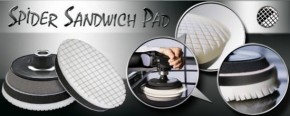Scholl Sandwich Spider-Pad schwarz/weiss 135 x 25mm / 1Stk.